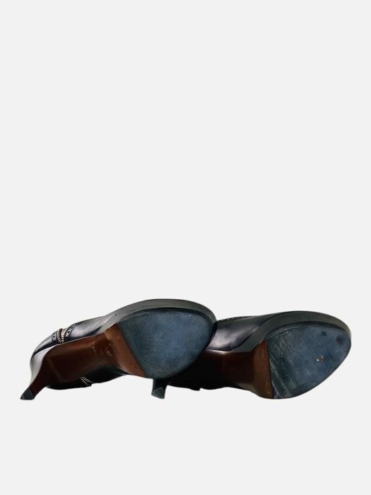 LOUIS VUITTON Tomboy Black Size EU 40 Ankle Boots