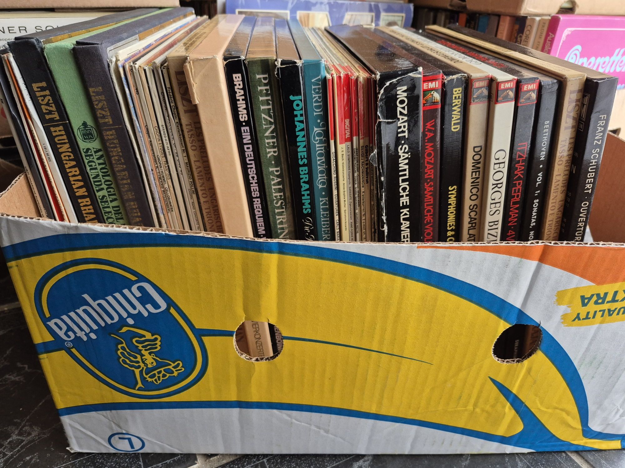 Vând Lot 200LP Discuri Vinil colectie muzică clasică mixta