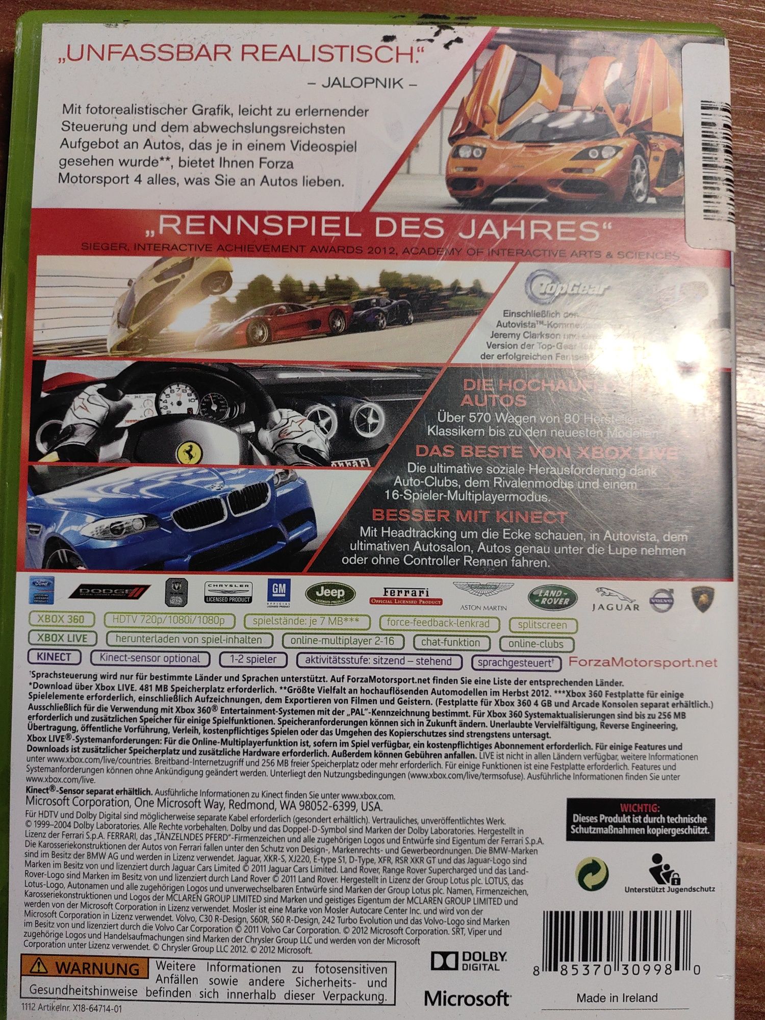 Forza Motorsport 4   Xbox 360