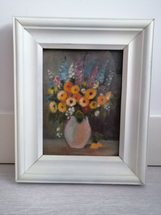 Tablou mic  vechi romanesc