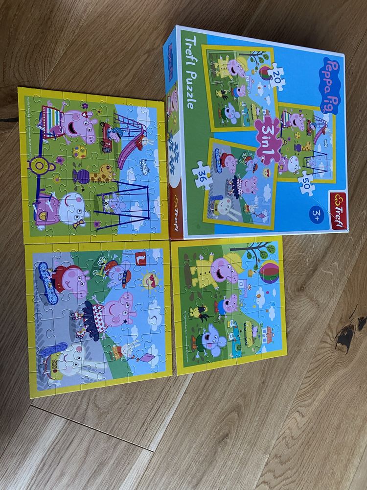 Vand lot 4 puzzle Trefl 3 in 1