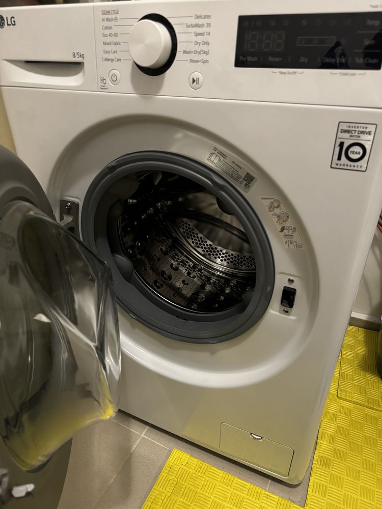 LG пералня със сушилна