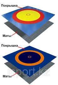 Борцовский ковер (без матов), 8х8м