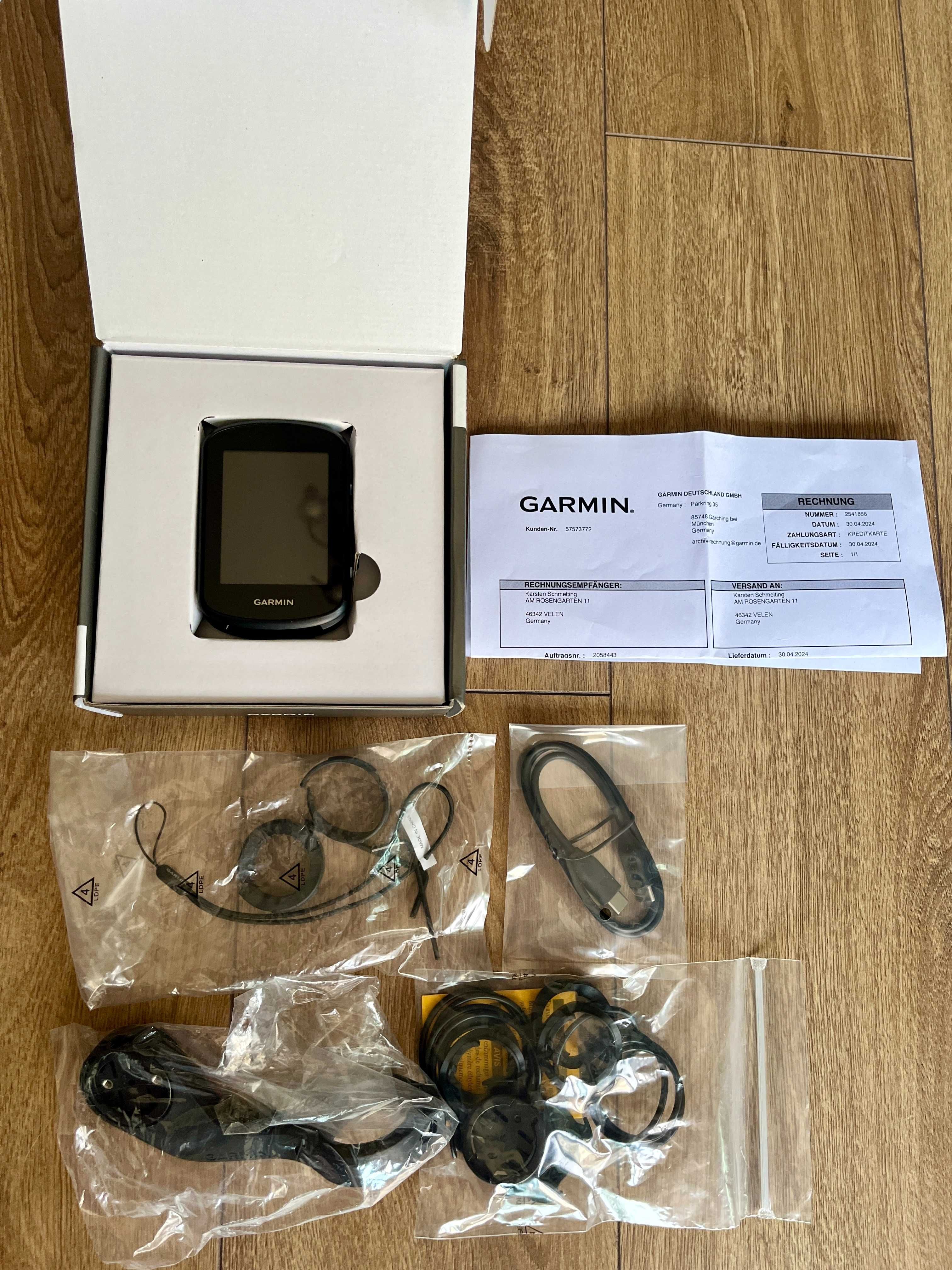 Велокомпютър Garmin Edge 840 - Като нов, пълен комплект, с фактура