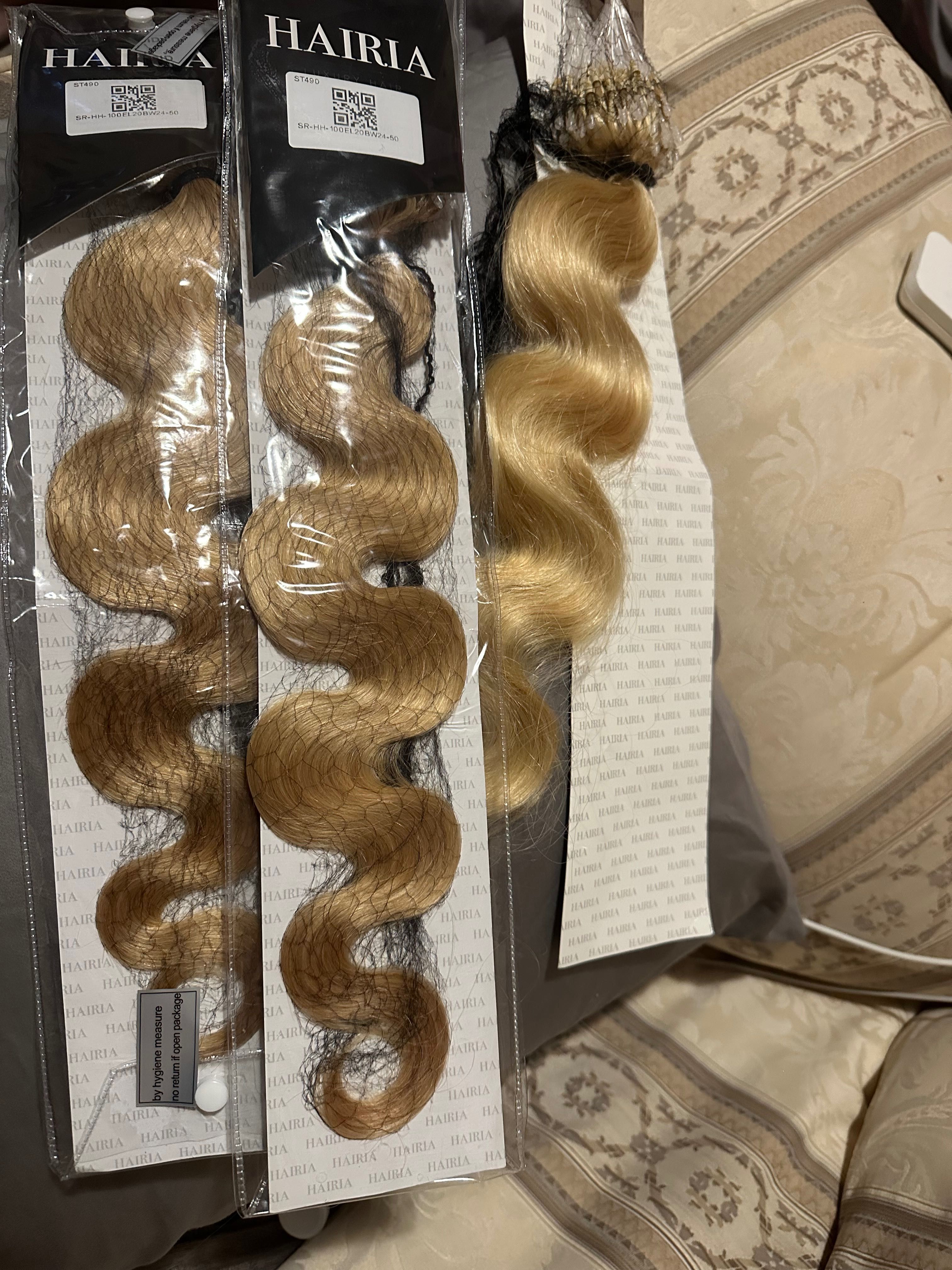 Продавам капсулни екстеншъни HAIRIA – 100% естествена човешка коса