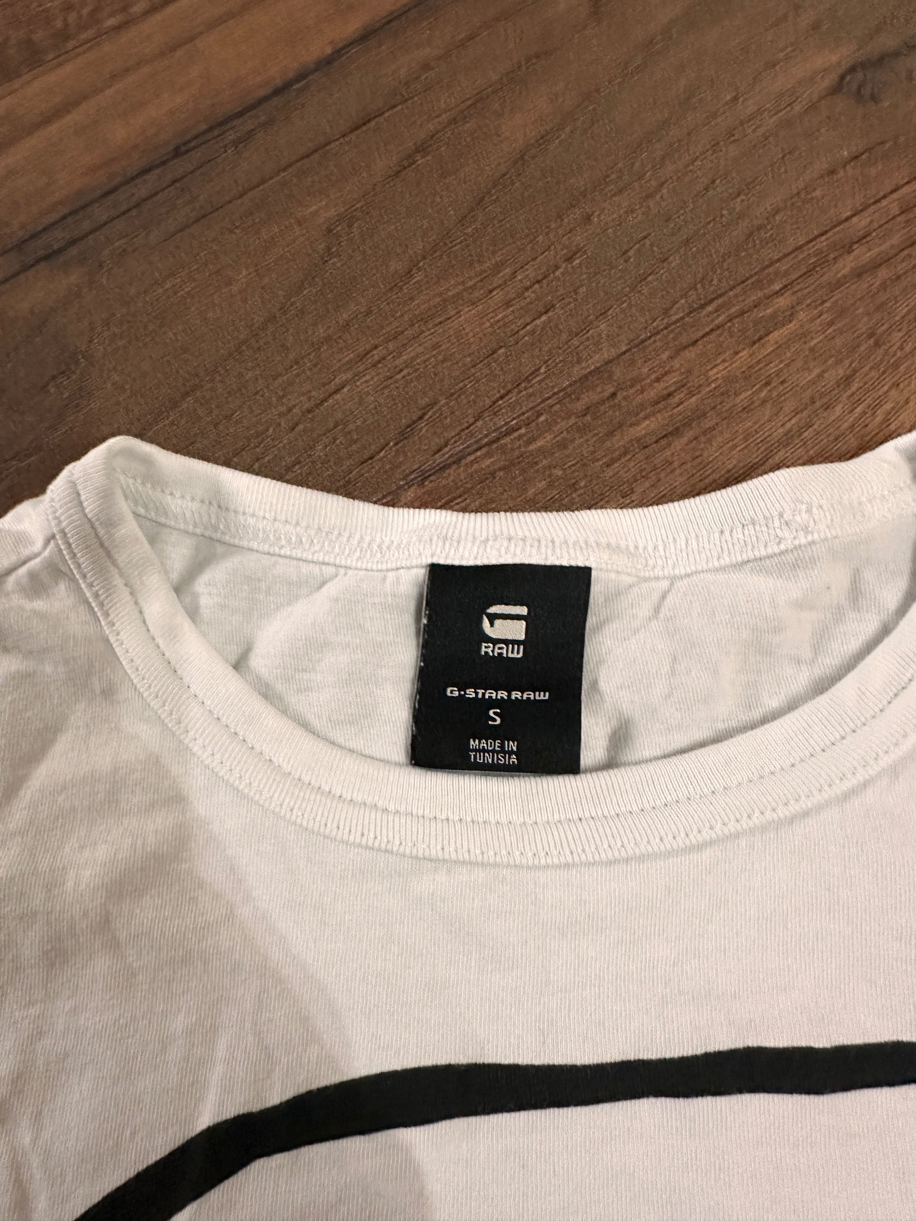 G STAR RAW мъжка бяла тениска