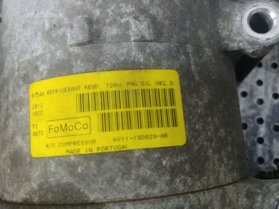 compresor clima ac kvja 1.4 tdci ford fiesta 6  av11-190629-ab