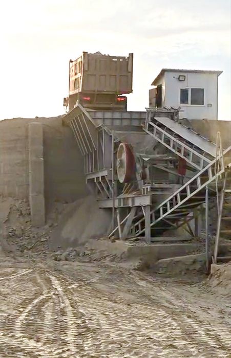 Дробилка ДСУ Полумобильная дробильно-сортировачная установка