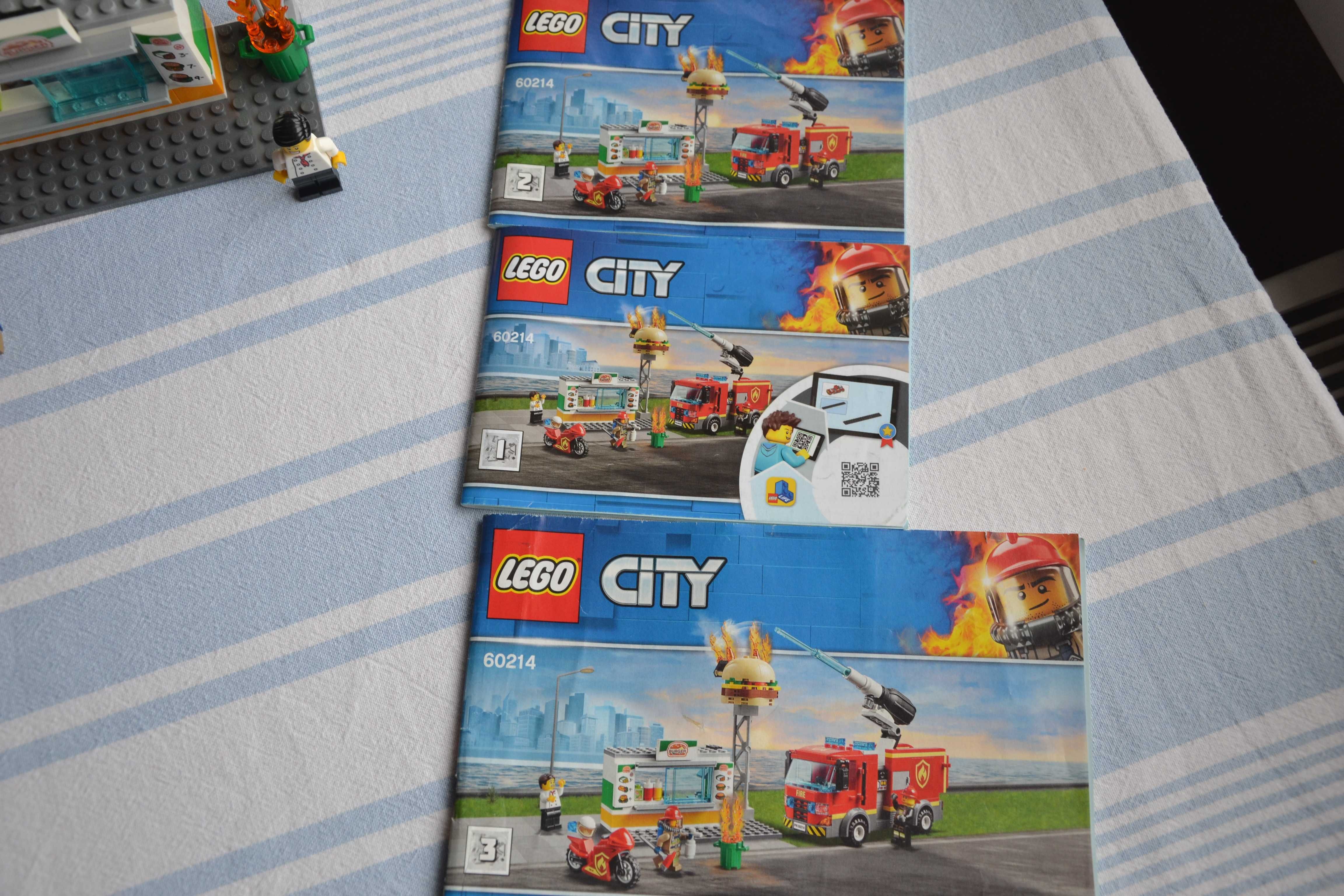 Конструктор LEGO CITY 60214 Burger Bar Fire Rescue