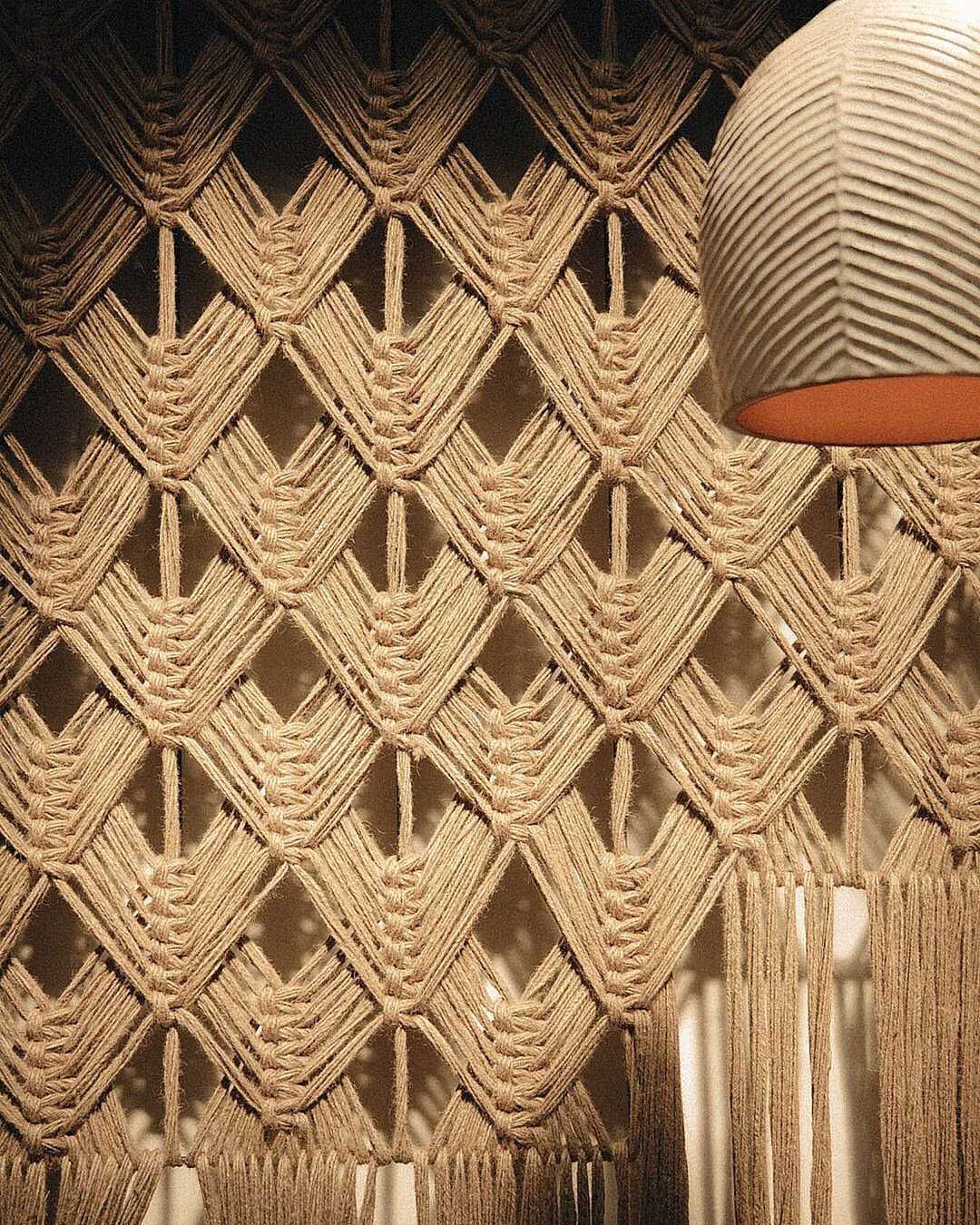 Ръчно изработени Завеси , Стенни Декорации Макраме - 100 % Памук