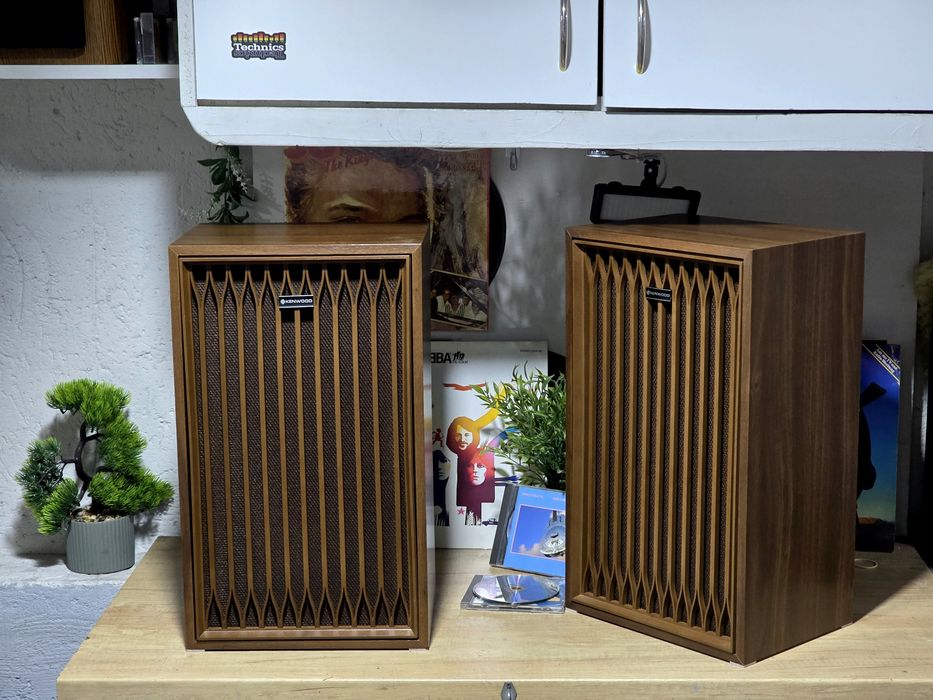 Boxe KENWOOD KL-333, hifi vintage retro, 8 ohm, de colectie