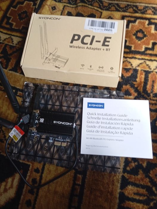 Pci-e wifi plus bluetooth