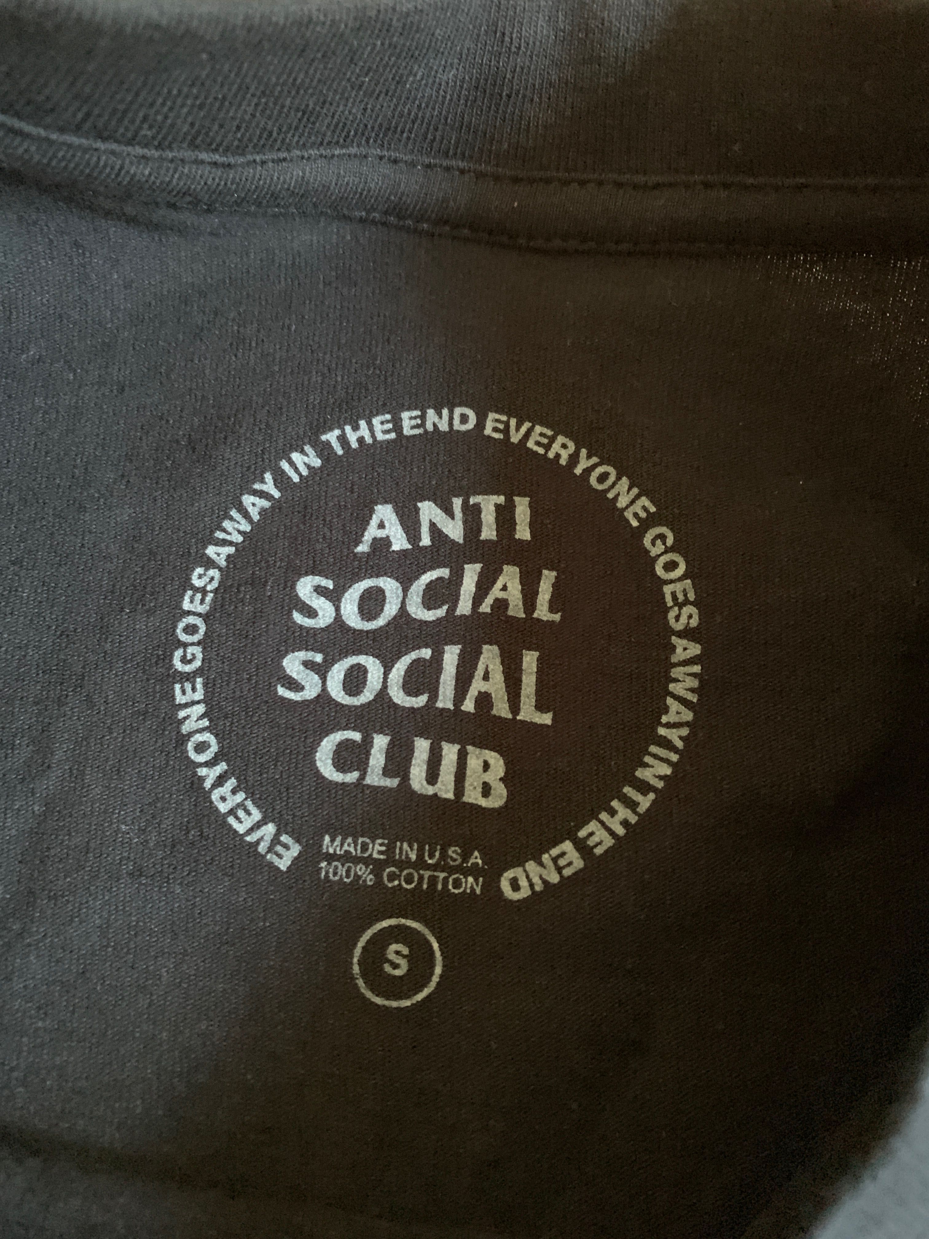 Тениска Anti social social club