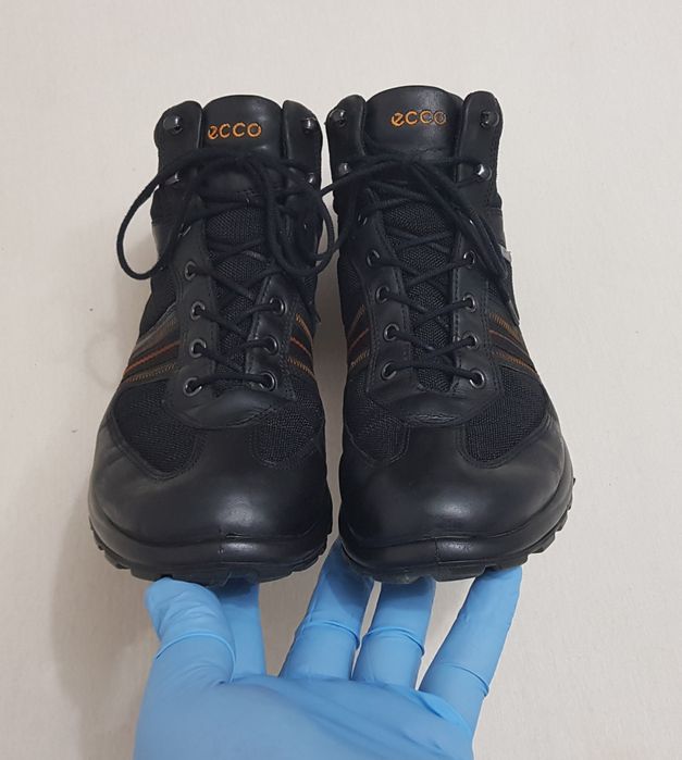 Ghete ECCO Gore-Tex, piele naturală Nubuck, munte, trekking nr 40 EU