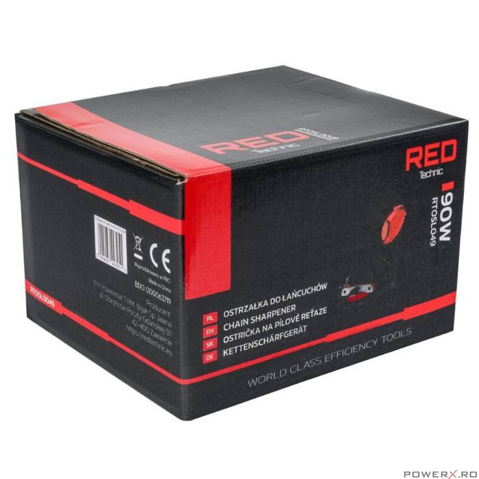 Dispozitiv, aparat electric de ascutit lant drujba 90W, Red Technic