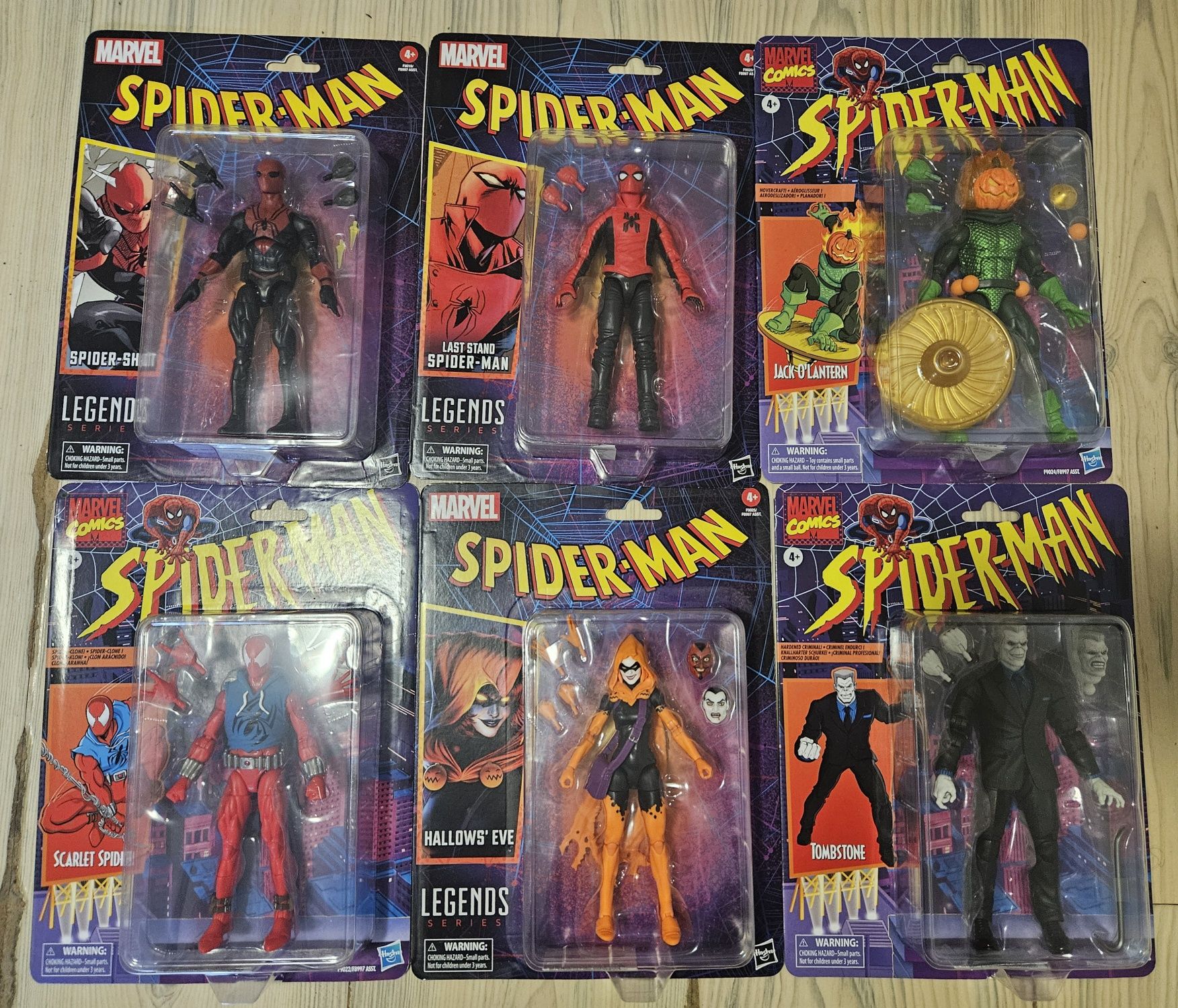 Set figurine Spiderman Marvel Legends