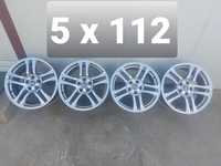 Jante aluminiu r17 / Audi Vw Skoda Seat / 5x112 / ET 30