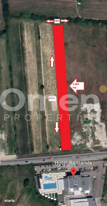 Teren intravilan de vanzare, zona Romanita
