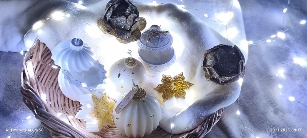 Коледни свещи-Коледна магия
Моите ръчно изработени