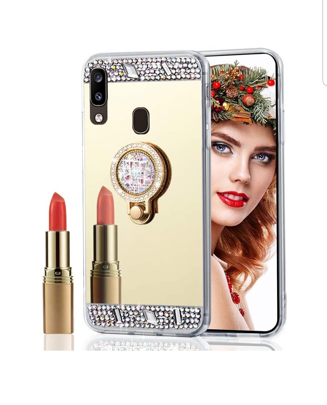 Husa Diamond cu inel Huawei P Smart 2019 / P Smart Plus /P Smart Z