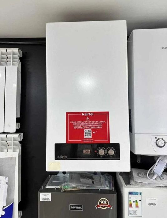 Airfel dvuxkonturniy kotel otopleniye goryachaya voda dostavka bepul