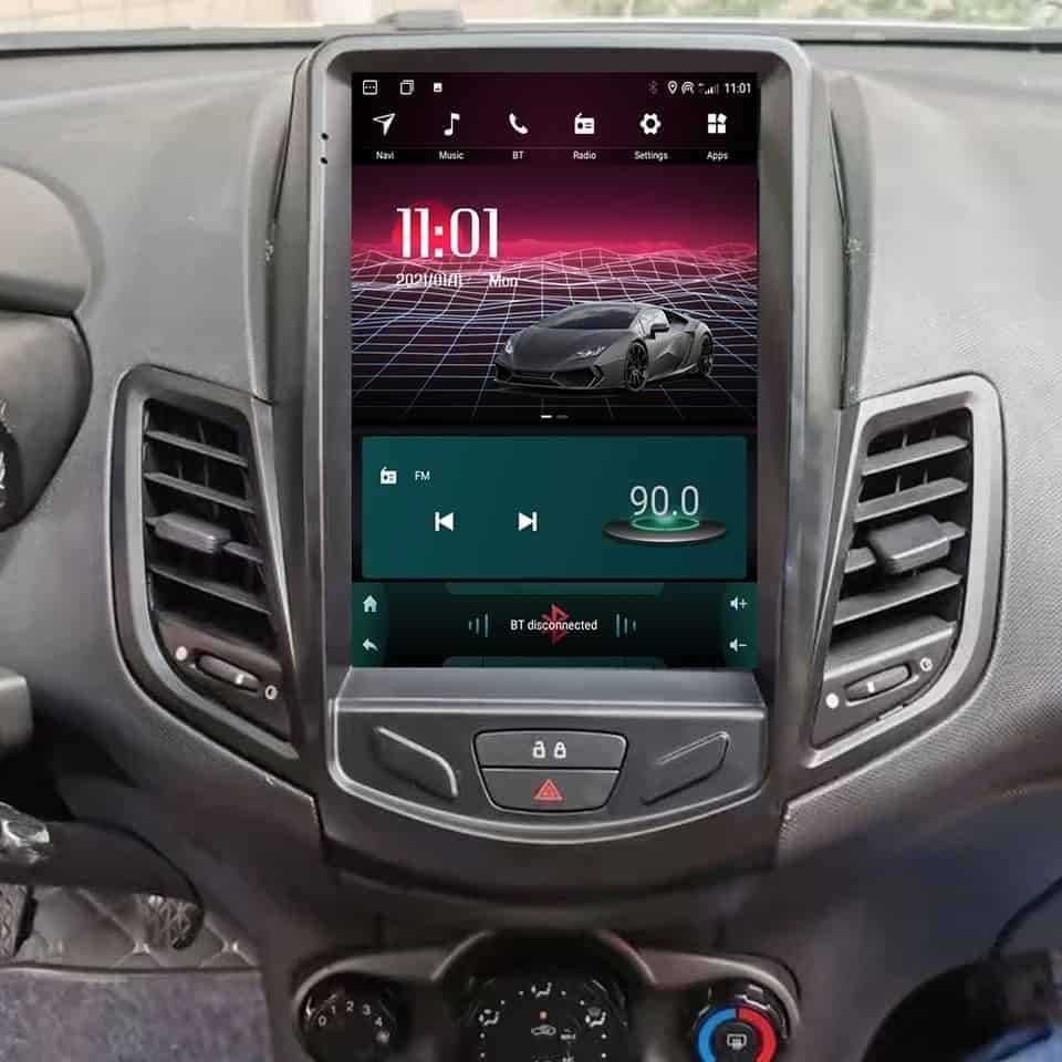 Navigatie Android 9.7 Inch Dedicata Ford Fiesta, BT, WiFi, Tesla