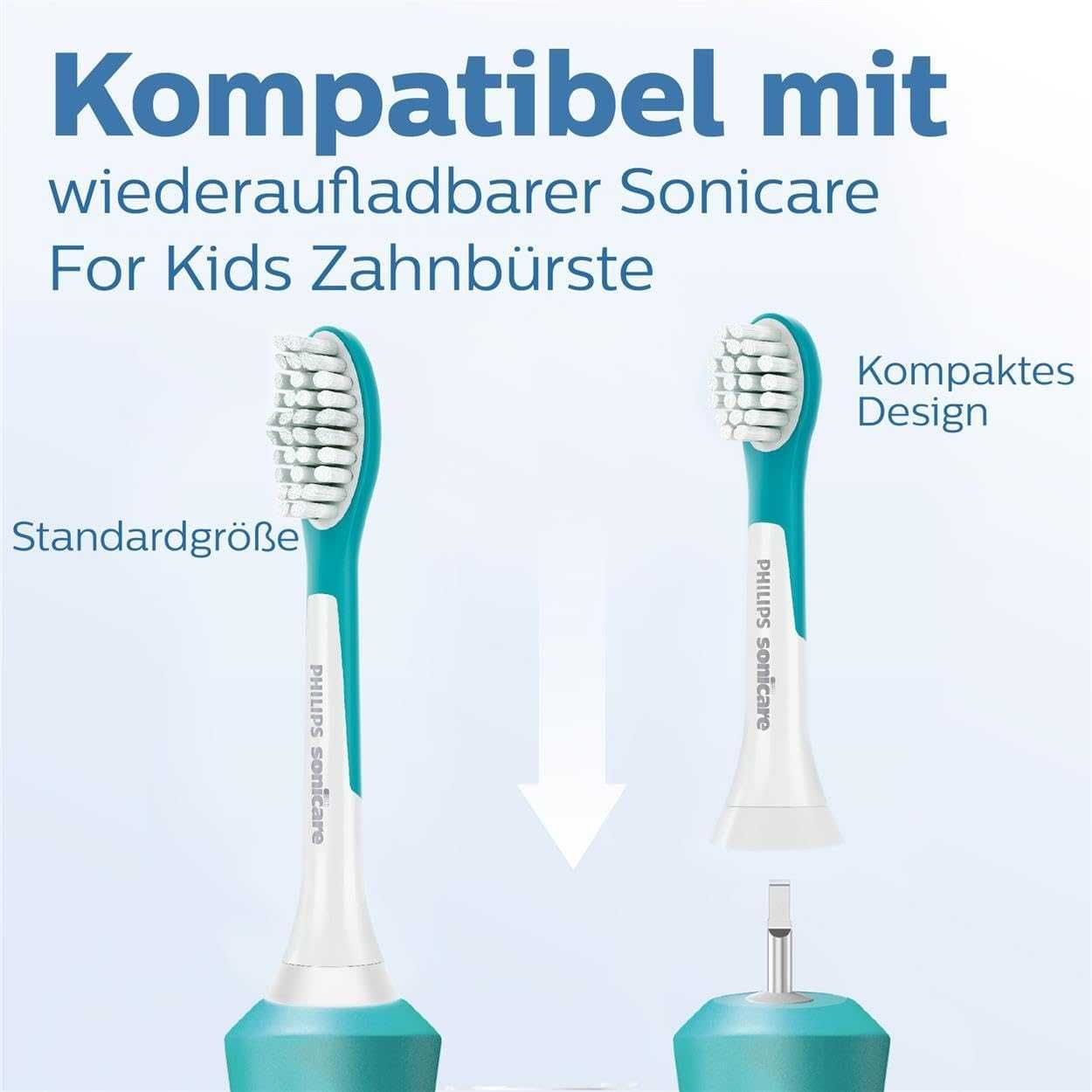 ПРОМО Глави за Четка за зъби 4 бр. Philips Sonicare Kids 3+ HX6034/33