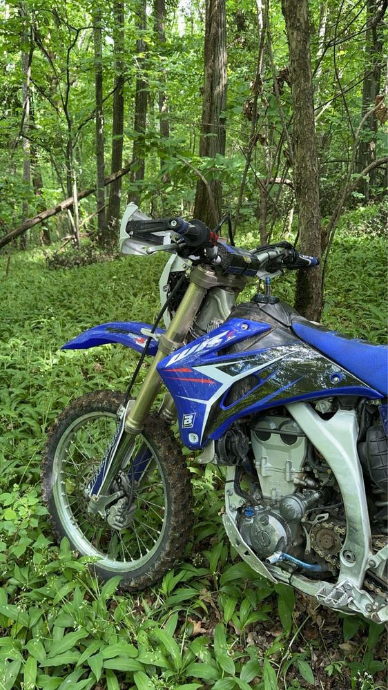 Yamaha wr450f enduro inscris