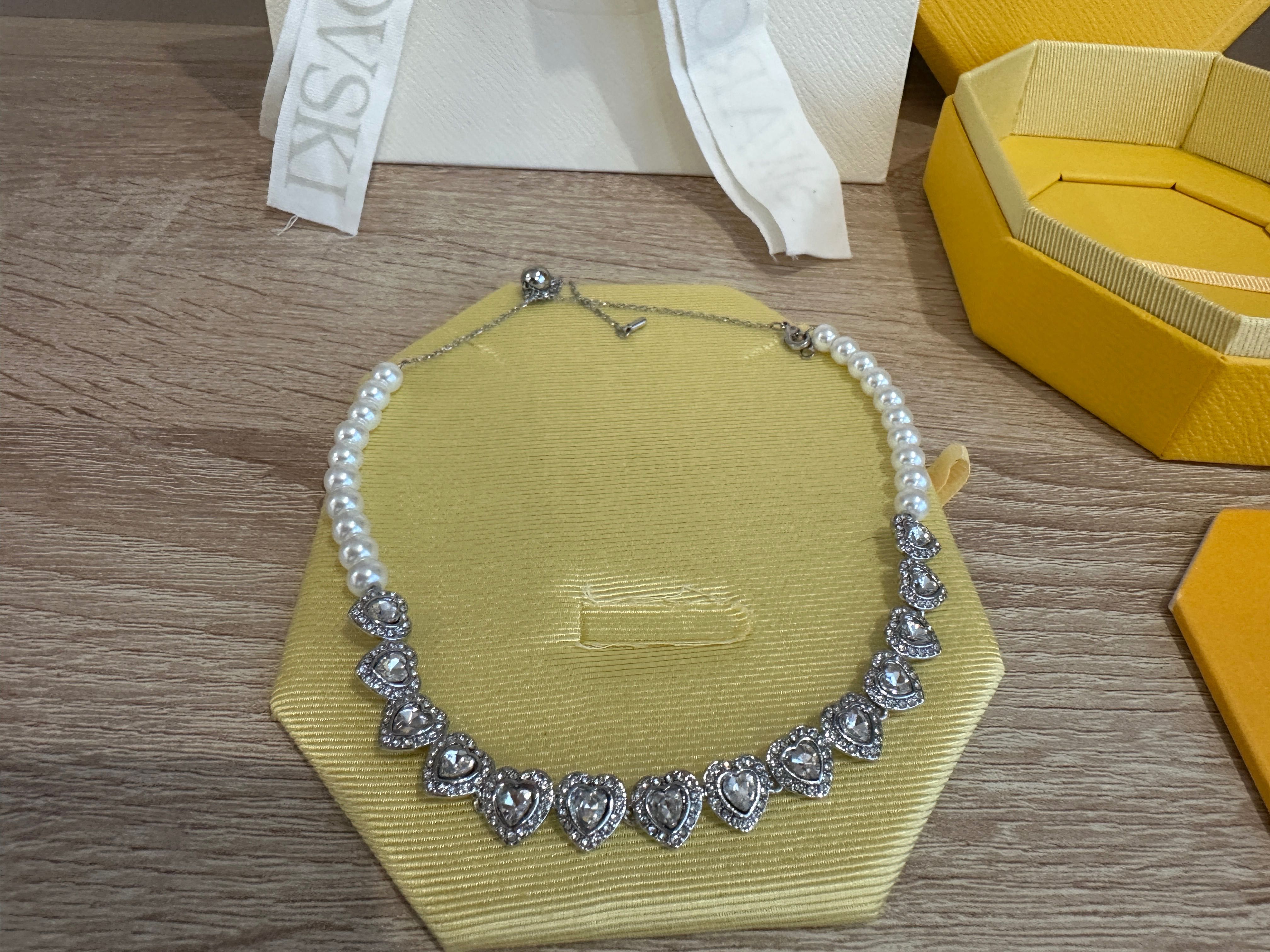 Colier Swarovski Ariana Grande Angelic tennis perle