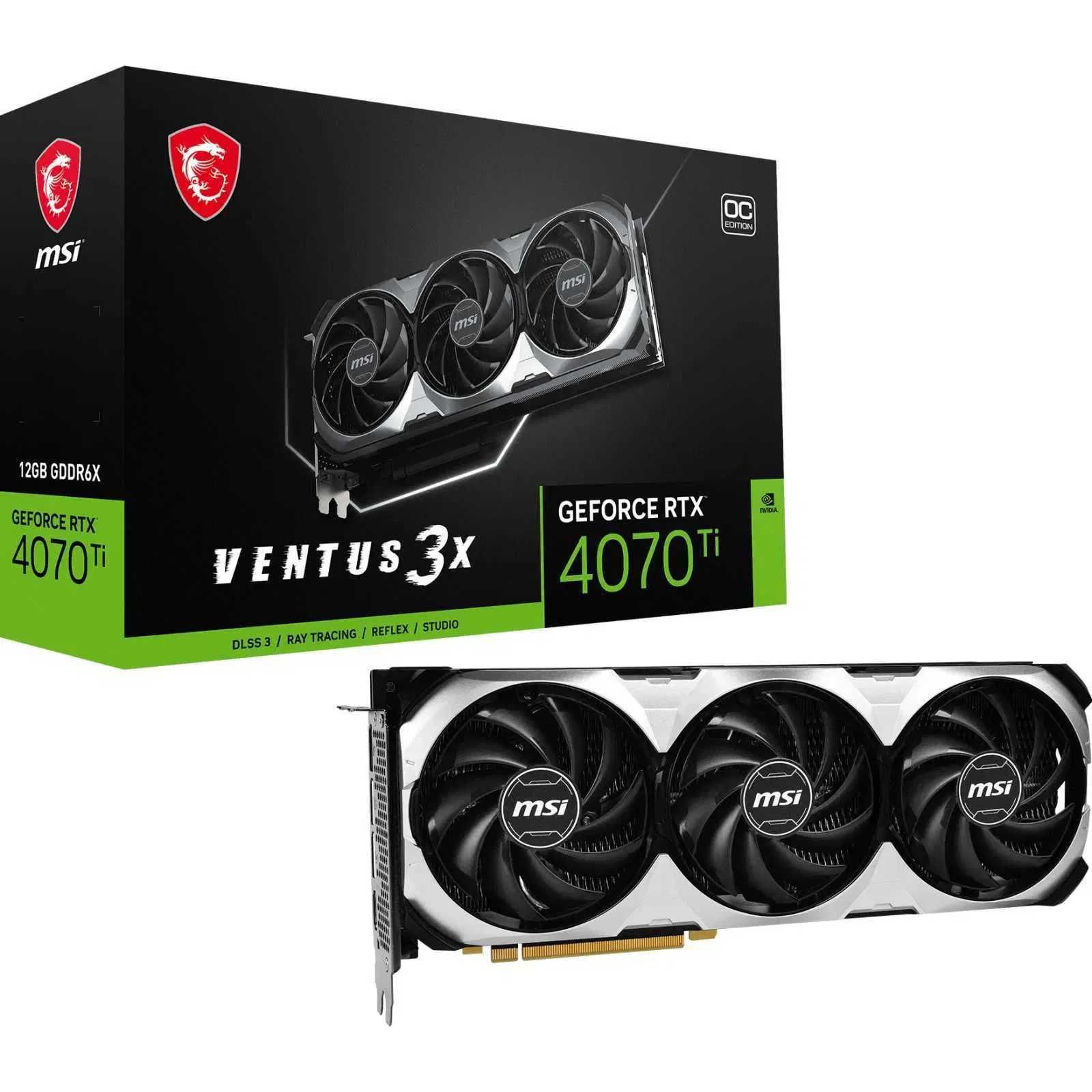 Видеокарта MSI GeForce RTX 4070 Ti VENTUS 3X OC