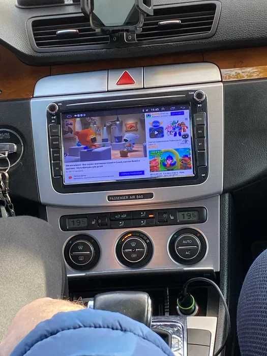 4GB RAM Navigatie VW Golf Passat B6 B7 CC T5 Tiguan Seat Skoda Carplay