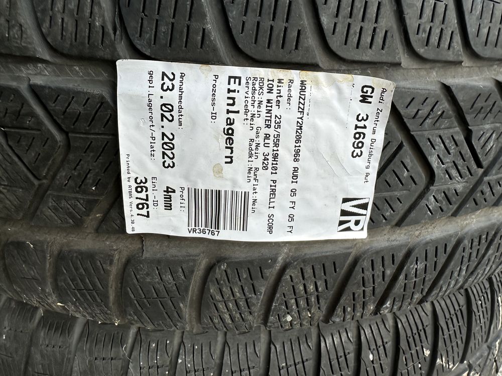 JANTE AUDI 5x112 R19 235/55/19 pirelli scorpion