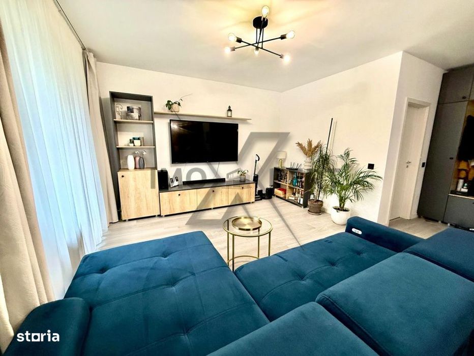 Apartament 3 camere, bloc nou 2021, Beta Residence, Chinteni, 77 mp