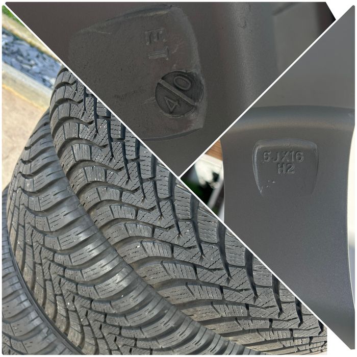 Roti jante aliaj R16 iarna 195 60 16, VW Polo