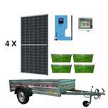 Sistem mobil fotovoltaic pe remorca off-grid, inv 5.5kw, 4 x 200 Ah