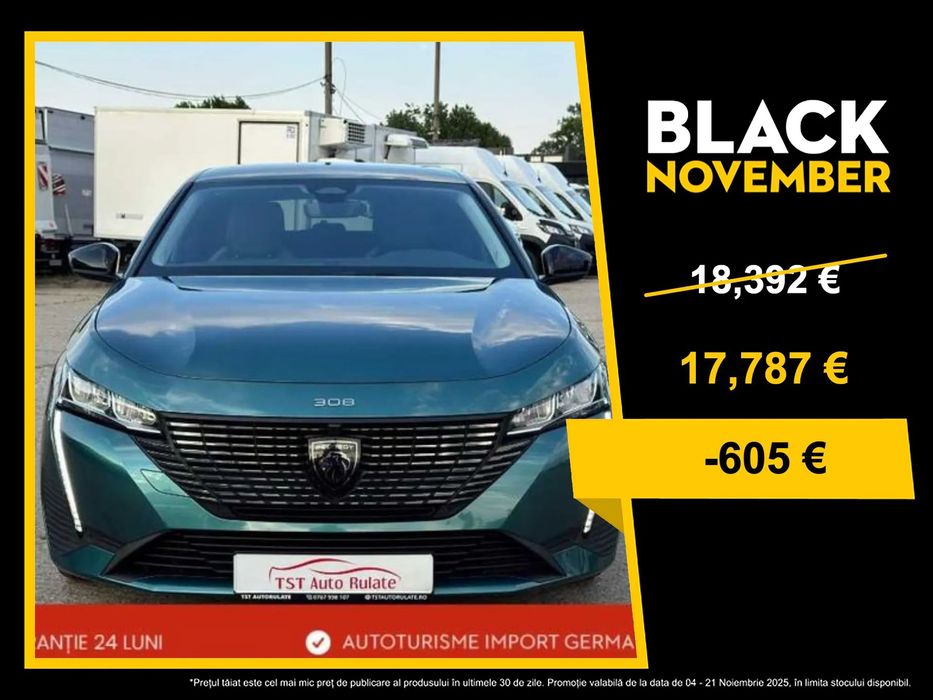 Peugeot 308 Garantie 24luni posibilitate leasing cu dobanda anuala fixa de 4.75%