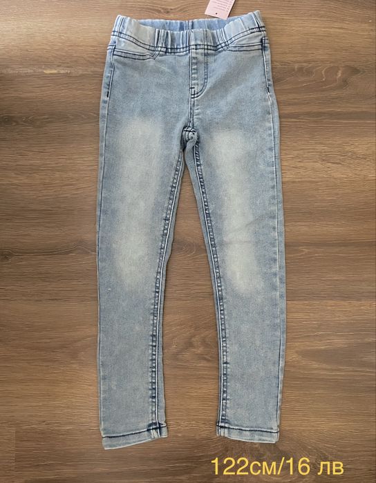 Нови панталони, дънки, клинове за момиче 122,128,134 см