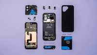 Telefon mobil Fairphone 5, 256GB, 8GB RAM, 5G, Matte Black/Transparent