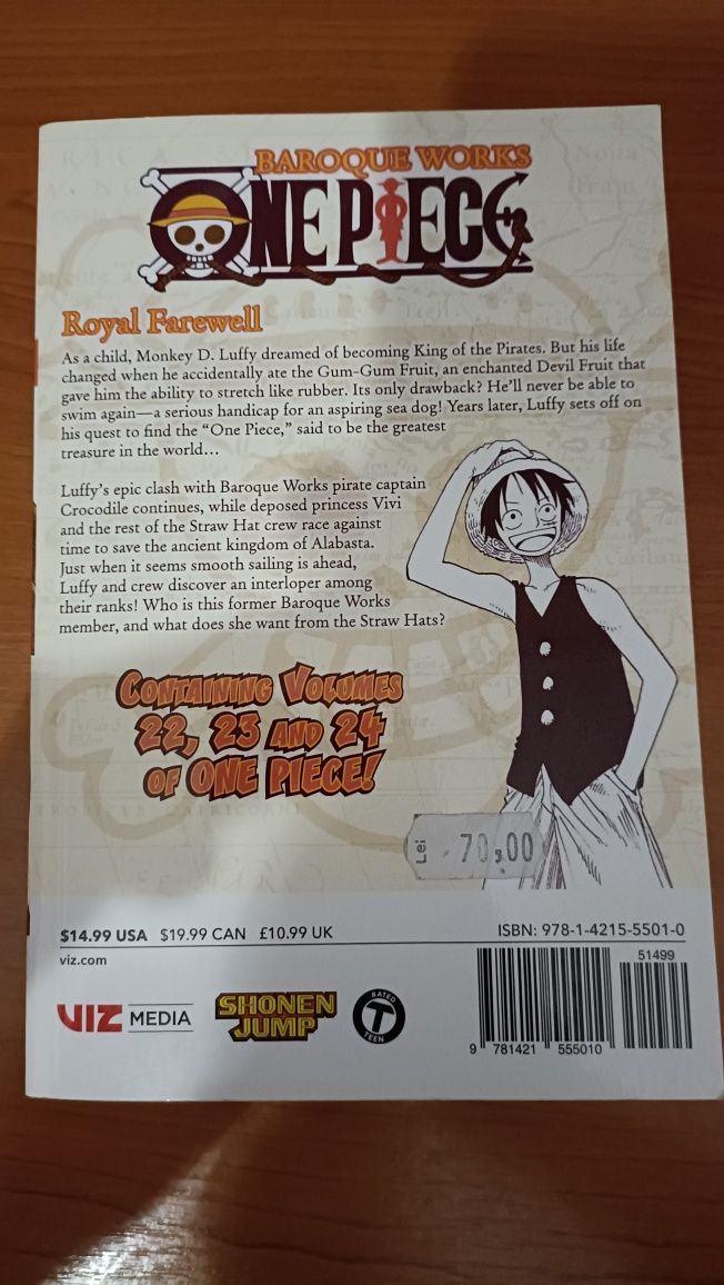 Manga One Piece 3in1 vol.22-24