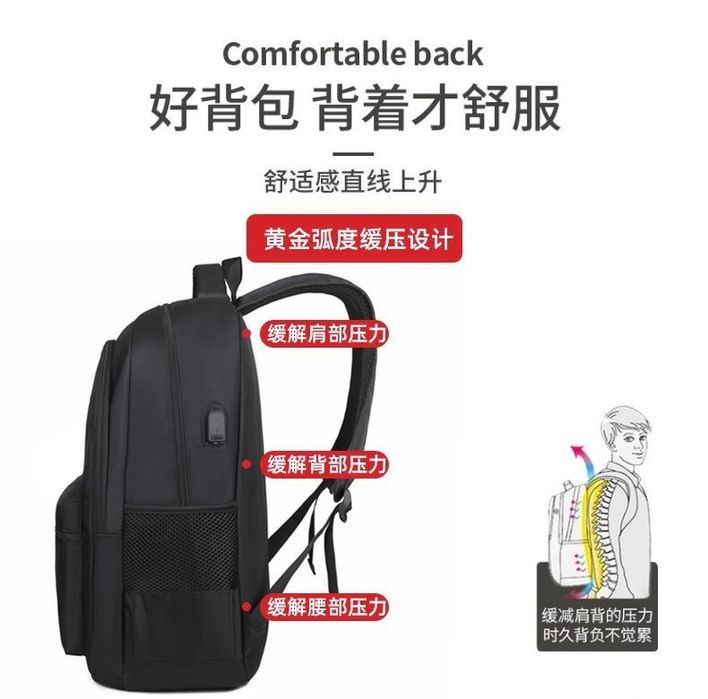 Мужской рюкзак для ноутбука водонепроницаемый сумка портфель