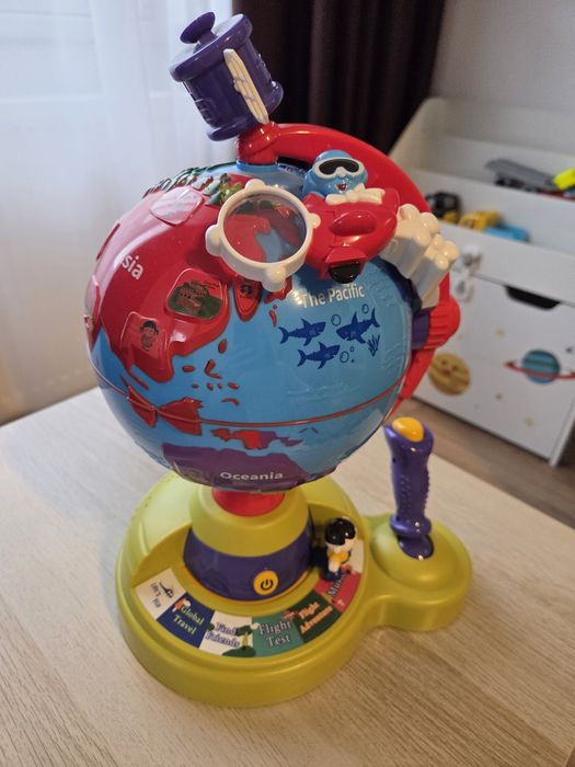 Glob pamantesc interactiv pentru copii, Rosu, SALAMANDRA KIDS®