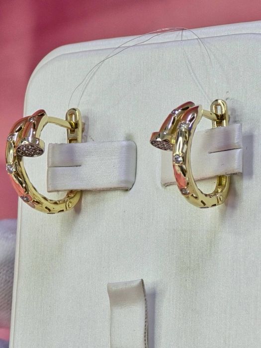 Золото 585  Серьги