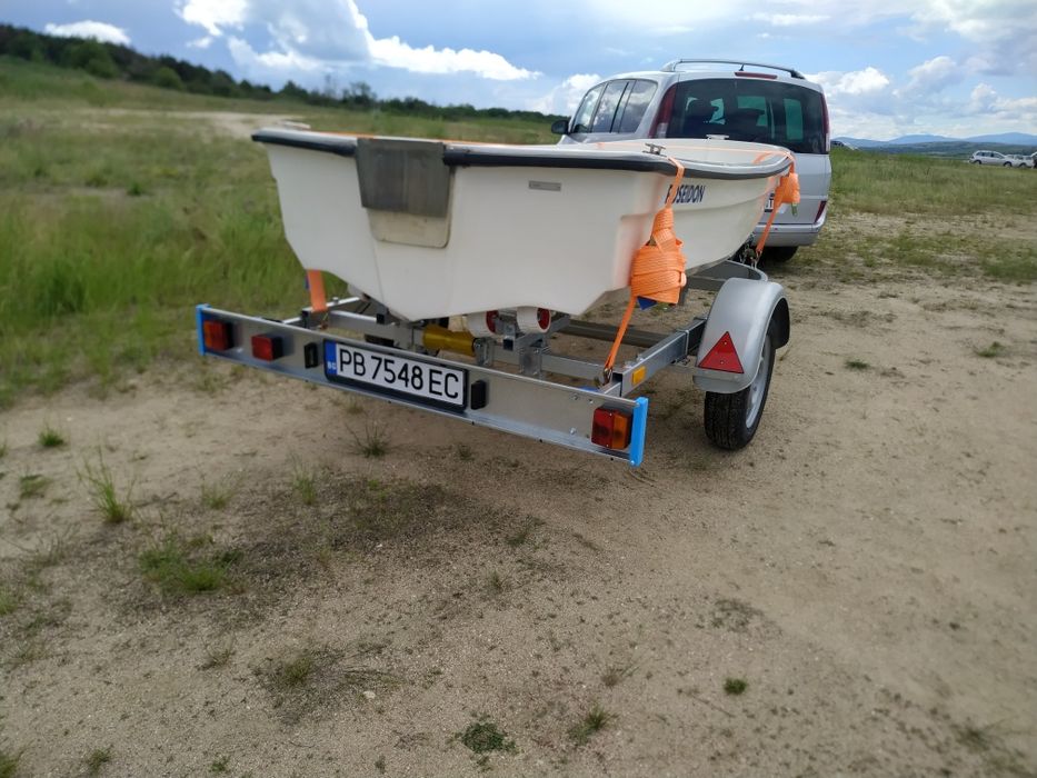 Лодка тримаран Poseidon 345 и Yamaha 8 hp