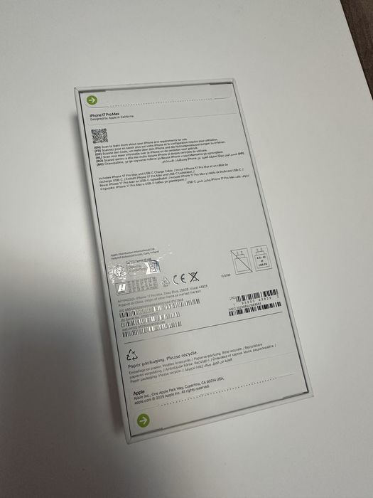 iPhone 17 Pro Max 256GB Deep Blue