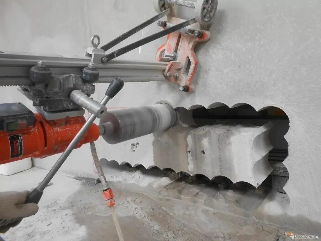 Алмазный бурение бетона сверление аппарат от 25 до 300 диаметр
