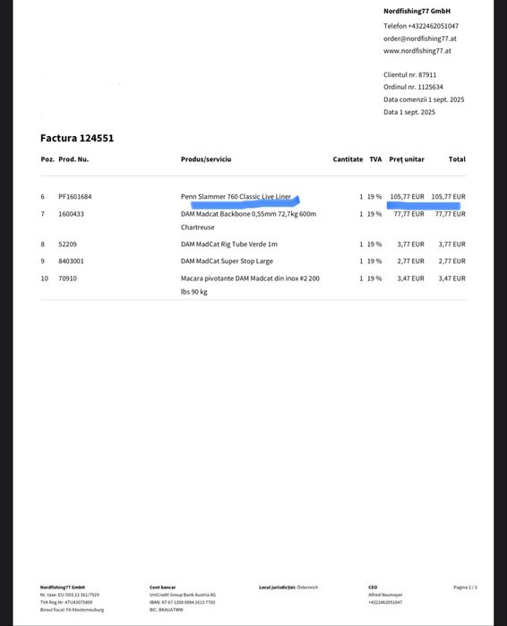 Penn Slammer 760 Classic Live Liner + WFT NeverCrack Catfish Boat 2.10