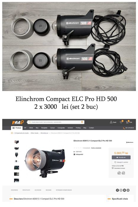 Elinchrom - Lumini si accesorii profesionale pentru studio foto.