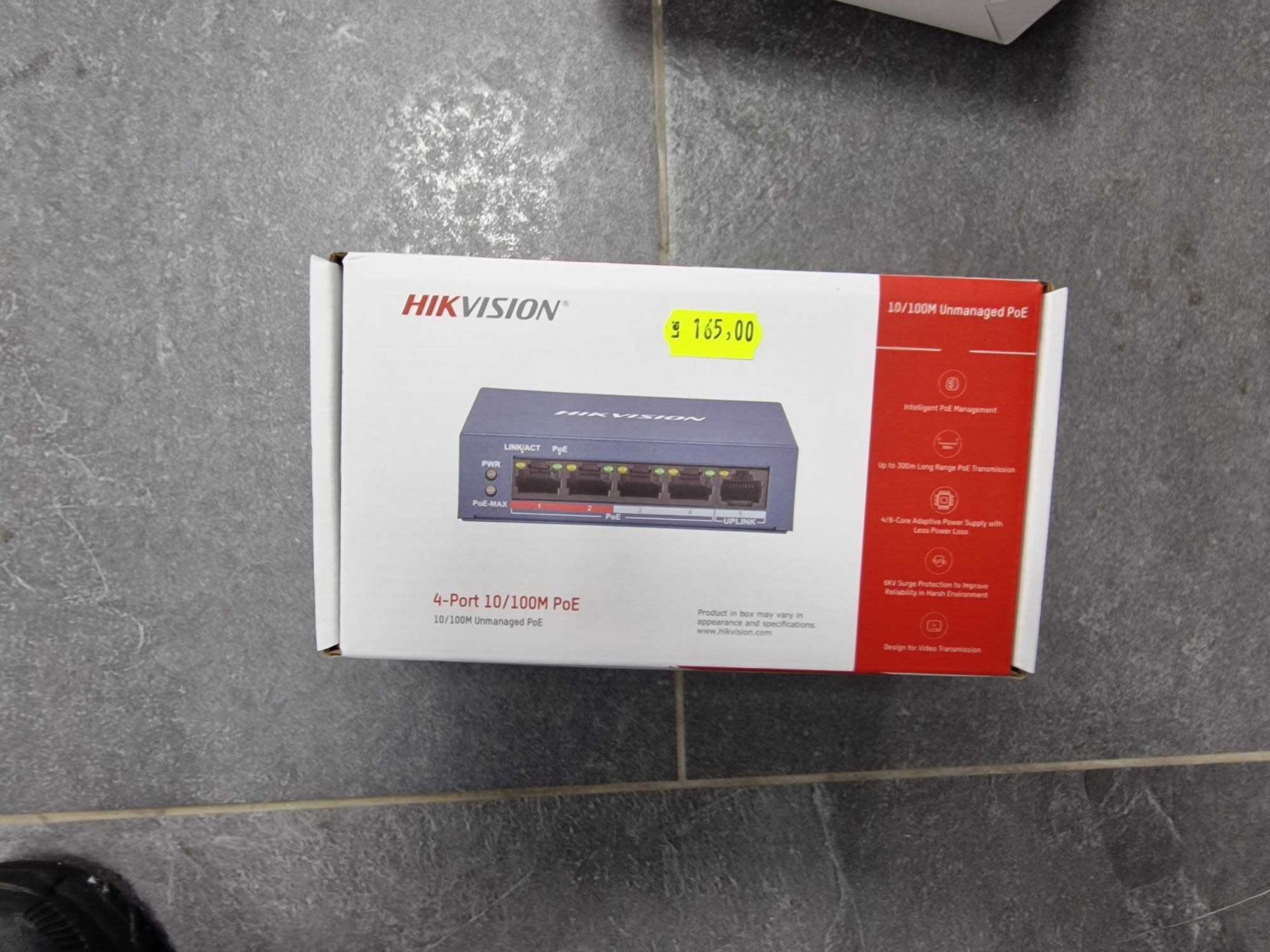 Hikvision canale POE switch