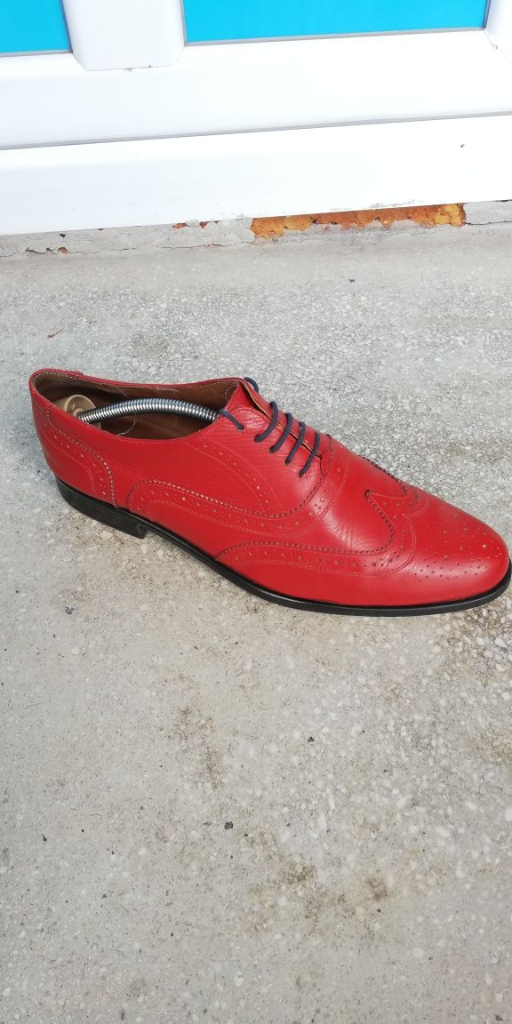 Pantofi Oxford din piele naturala