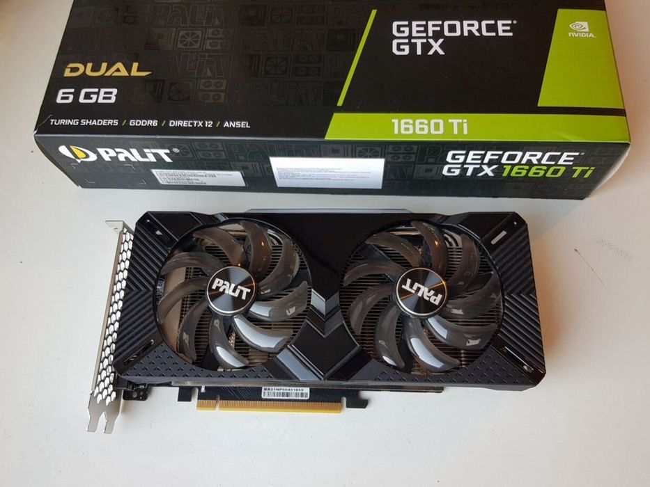 Видеокарта Palit GeForce GTX 1660 Ti Dual